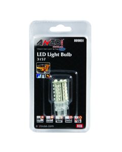 ANZO LED Bulbs Universal 3157 Red - 30 LEDs 2in Tall - 809051