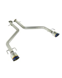Remark 2021+ Lexus IS350 Axle Back Exhaust w/Burnt Single Wall Tip - RO-TTE4-S