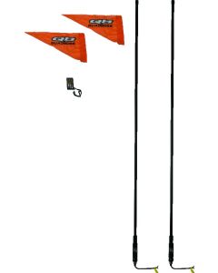 QuadBoss Qb 6Ft Smoke Dual Whip Rmte - 609661