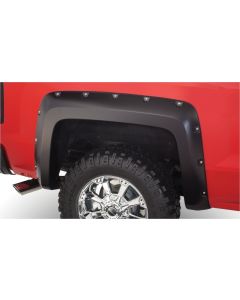 Bushwacker 14-18 Chevy Silverado 1500 Fleetside Pocket Style Flares 2pc 69.3in Bed - Black - 40120-02