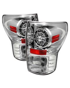 Spyder Toyota Tundra 07-13 LED Tail lights Chrome ALT-YD-TTU07-LED-C - 5029591