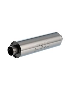 Borla Universal Muffl 6.75 X 24.00in LG. X 3.53 I.D. w/Nipples Notched, OAL 29.00in - 401625