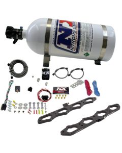 Nitrous Express 2018+ Ford 5.0L Coyote Dry Direct Port Plate System w/10lb Bottle - 20957-10