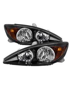 xTune Toyota Camry 2002-2004 OEM Style Headlights -Black HD-JH-TCAM02-AM-BK - 9029738