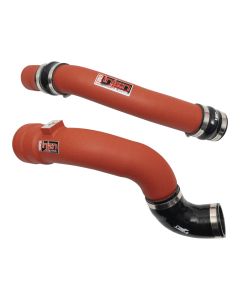 Injen 17-22 Ford F250/F/350/F-450/F-550 V8-6.7L Turbo Diesel Wrinkle Red Intercooler Piping Kit - SES9004ICPWR
