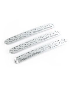 Rugged Ridge Elite Dr Hndle Insert Brushed Tread 2D 07-18 Jeep Wrangler JK - 13311.50