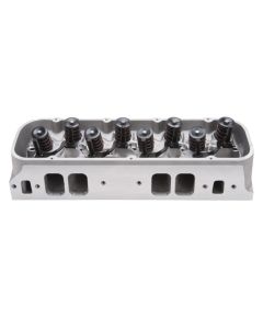 Edelbrock Cyl Head BBC Victor Jr 24 Deg Rect Port 300cc 106cc Combustion Chamber - 77485