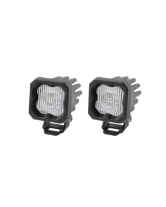 Diode Dynamics Stage Series C1 LED Pod - White SAE Fog Standard ABL (Pair) - DD6847P