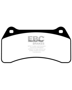 EBC 03-06 Jaguar XJR 4.2 Supercharged Redstuff Front Brake Pads - DP31462C