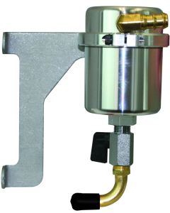 Moroso 12-18 Jeep 3.6L JK Air/Oil Separator Catch Can - Large Body - Billet Aluminum - 85518