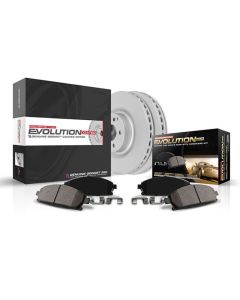 PowerStop 21-24 Ford Bronco Geomet Z17 Evolution Coated Brake Rotor Kit - CRK8802
