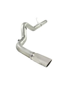 aFe Atlas Exhaust DPF-Back Aluminized Steel Exhaust Dodge Diesel Trucks 07.5-12 L6-6.7L Polished Tip - 49-02016-P