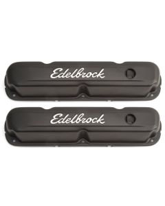 Edelbrock Valve Cover Signature Series Chrysler 1965-1991 318-340-360 CI V8 Black - 4473
