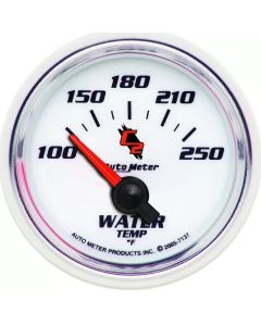 Autometer C2 2-1/16in Electric 100-250 Deg F Water Temperature Gauge - 7137