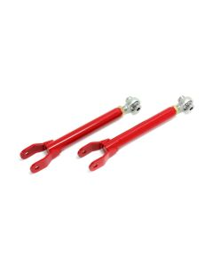 BMR 10-15 5th Gen Camaro Trailing Arms Rear w/ Single Adj. Rod Ends - Red - TCA033R