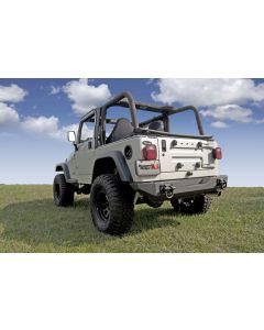 Rugged Ridge XHD Rear Bumper 76-06 Jeep CJ / Jeep Wrangler - 11546.10
