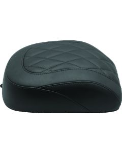 Mustang 18-21 Harley Fat Boy Wide Tripper Passenger Seat Diamond Stitch - Black - 83027