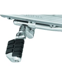 Kuryakyn Dually ISO Offset Highway Pegs With 1inch Clamp Chrome (Pair) - 7976