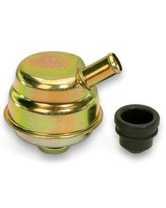 Moroso Oil Separator/Breather - 5/8in Hose - Gold Iridite - 68780