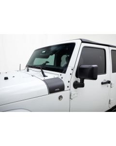 Bushwacker 07-18 Jeep Wrangler Trail Armor Cowl Cover - Black - 14015