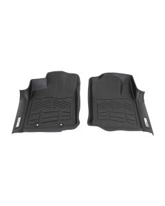 Westin 2016-2018 Toyota Tacoma Access/Dbl Cab Wade Sure-Fit Floor Liners Front - Black - 72-110079