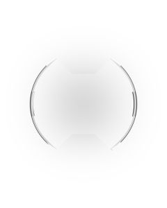 KC HiLiTES SlimLite 8in. LED Light Shield (Shield Only) - Clear - 5207