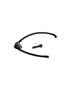 J&L 19-23 Chevy Silverado/GMC Sierra 1500 2.7L Passenger Side Oil Separator 3.0 - Clear Anodized - 3093P-C