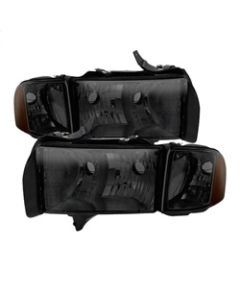 xTune Dodge Ram Sport Model Only 1999-2002 OEM Headlights Smoked HD-JH-DR99-SP-SM - 9032172