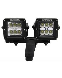 Go Rhino Jeep Wrangler JL JLU & JT Windshield Cowl Mount for 3 X 3 Dual Cubes Jeep- GO R-730230T