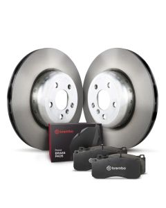 Brembo OE 18-20 BMW 530e/17-20 530i/530i xDrive 17-20/2018 540d xDrive Rear Disc Brake Kit - KT04364