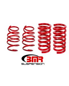 BMR 15-17 S550 Mustang Handling Version Lowering Springs (Set Of 4) - Red - SP083R