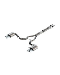 Borla 2024 Ford Mustang GT 5.0L V8 3 in S-Type Catback Non-Active Exhaust- Chrome Quad Tip - 140969