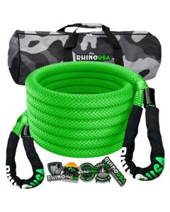 Rhino USA Kinetic Energy Recovery Rope (5/8In X 20Ft) Green - KROPE-58X20-GRN