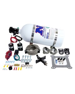 Nitrous Express 4150 Covert Crossbar Plate System Stage 6 50-300HP (10lb Bottle) - 63041-10