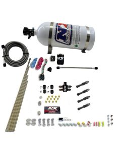 Nitrous Express Dry Direct Port Nitrous Kit 4 Cyl w/10lb Bottle - 93046-10