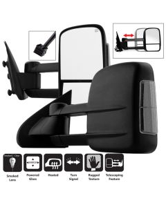 Xtune Dodge Ram 02-09 L&R Manual Extendable Manual Adjust Mirror MIR-DRAM02-MA-SET - 9935725