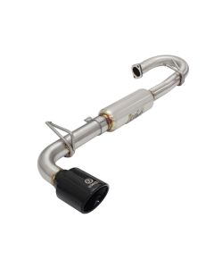 aFe Takeda 11-16 Scion TC 2.5L 2 1/4-2 1/2in Stainless Steel Axle-Back Exhaust w/Black Tip - 49-36025-B