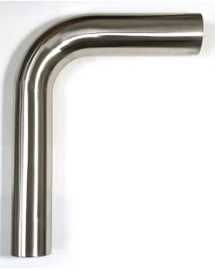 Stainless Bros 2.50in Diameter 1.5D / 3.75in CLR 90 Degree Bend 5in leg/8in leg Mandrel Bend - 601-06356-1150