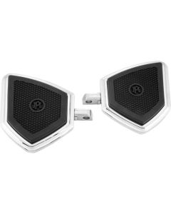 Performance Machine Mini Floorboards Passenger FTZ - Chrome - 0036-1017-CH