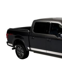 Putco 09-14 Ford F-150 Super Crew Cab 5.5 Box - 7in Wide - 12pcs Pro Stainless Steel Rocker Panels - 3751418