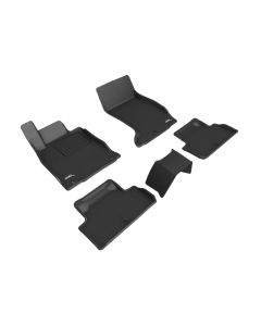 3D MAXpider 2019-2023 Genesis G70 AWD Kagu 1st & 2nd Row Floormats - Black - L1GS00401509