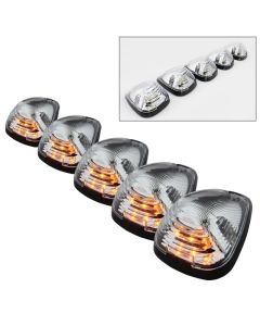 Xtune Ford Super Duty F250-F550 99-15 Amber LED Cab Roof Lights Clear ACC-LED-FDSD99-CR-C - 9924583