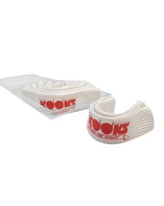 Kooks Universal Spark Plug Sleeve Set - Natural w/Red Logo (Set of 8) - 750201