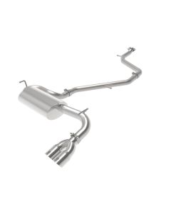 aFe Takeda 18-21 Toyota C-HR 2.0L 2.5in 304 Stainless Steel Cat-Back Exhaust w/ Polished Tip - 49-36044-P