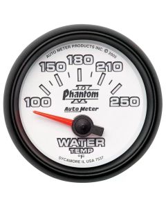 AutoMeter GAUGE WATER TEMP 2 1/16in. 100-250deg.F ELECTRIC PHANTOM II- AUTO-7537