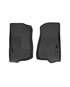Husky Liners 19-24 Jeep Wrangler JL/JLU WeatherBeater Front Row Black Floor Liners - 13021