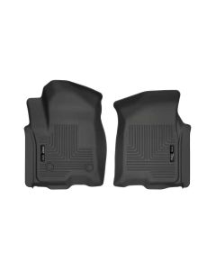 Husky Liners 2019 Chevrolet Silverado 1500 Crew Cab WeatherBeater Black Front Floor Liners - 13211