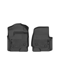Husky Liners 17 Ford F-250 Super Duty SuperCab WeatherBeater Black Floor Liners - 13321