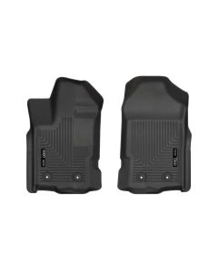 Husky Liners 2019 Ford Ranger SuperCrew Cab & SuperCab WeatherBeater Black Floor Liners - 13411