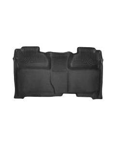 Husky Liners 14-15 Chevy Silverado Crew Cab X-Act Contour Black 2nd Row Floor Liners - 53901